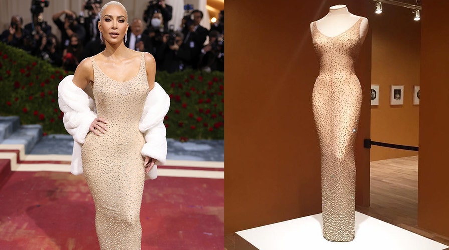Met Gala: Kim Kardashian takes Marilyn Monroe's original 'Happy Birthday, Mr  President' dress out of one museum, to another | Stuff